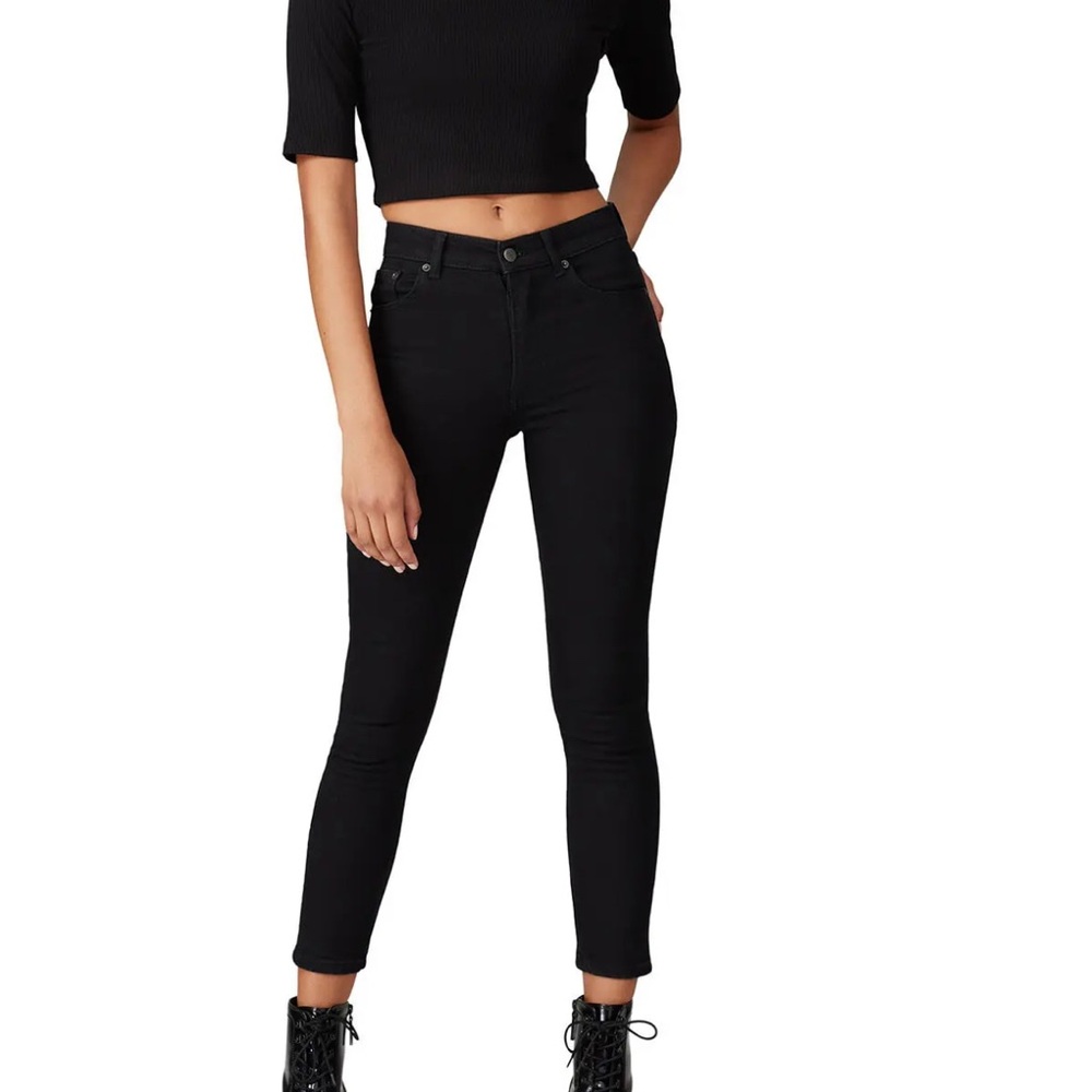 Reformation Cropped Ribbed Tara Top - Picture 4 of 4